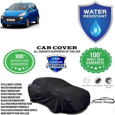 Tamanchi Autocare Car Cover For Hyundai Santro Sportz SE Petrol(Black)