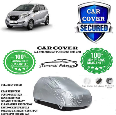 Tamanchi Autocare Car Cover For Datsun Redi GO 1.0 T Option(Silver)