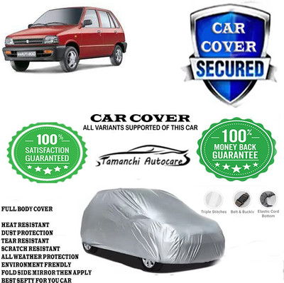 Tamanchi Autocare Car Cover For Maruti Suzuki 800 Std MPFi(Silver)