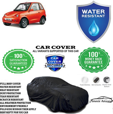 Tamanchi Autocare Car Cover For Mahindra Reva Classic(Black)