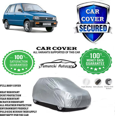 Tamanchi Autocare Car Cover For Maruti Suzuki 800 Std BSII(Silver)