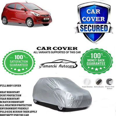 Tamanchi Autocare Car Cover For Hyundai EON Era Plus(Silver)