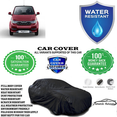 Tamanchi Autocare Car Cover For Mahindra e2oPlus P6(Black)