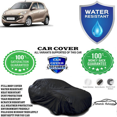 Tamanchi Autocare Car Cover For Hyundai Santro Sportz Petrol(Black)