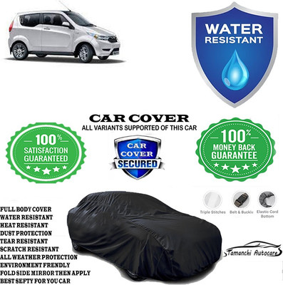 Tamanchi Autocare Car Cover For Mahindra e2o Plus P4 Electric(Black)