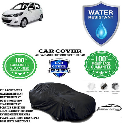 Tamanchi Autocare Car Cover For Hyundai i10 Magna 1.1L(Black)