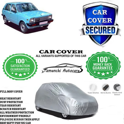 Tamanchi Autocare Car Cover For Maruti Suzuki 800 DX(Silver)