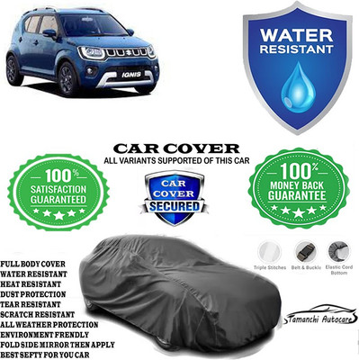 Tamanchi Autocare Car Cover For Maruti Suzuki Ignis 1.2 Alpha Petrol(Grey)