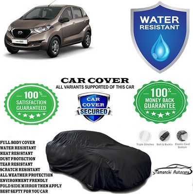 Tamanchi Autocare Car Cover For Datsun Redi-Go AMT 1.0 S Petrol(Black)