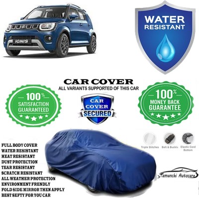 Tamanchi Autocare Car Cover For Maruti Suzuki Ignis(Blue)