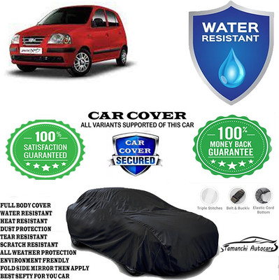 Tamanchi Autocare Car Cover For Hyundai Santro Xing(Black)
