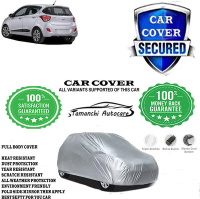 Tamanchi Autocare Car Cover For Hyundai i10 Sportz 1.1L LPG(Silver)