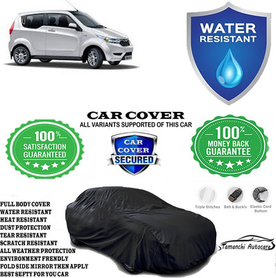 Tamanchi Autocare Car Cover For Mahindra Reva CNG(Black)