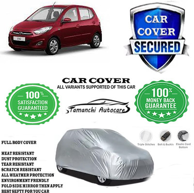 Tamanchi Autocare Car Cover For Hyundai i10 Sportz 1.1L(Silver)