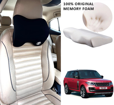 Oshotto Black Memory Foam Car Pillow Cushion for Range Rover(Rectangular)