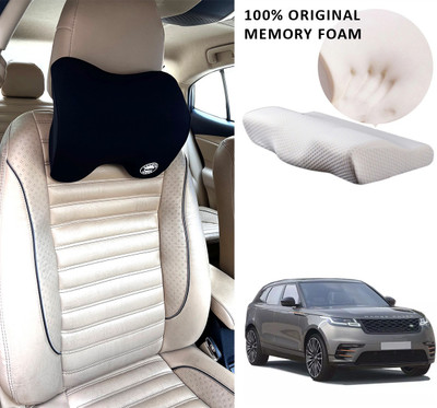 Oshotto Black Memory Foam Car Pillow Cushion for Range Rover(Rectangular)
