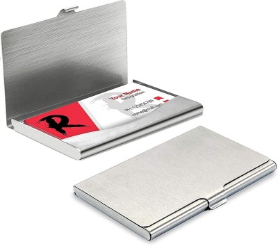 LIFESTICE Men & Women Silver Aluminium Card Holder(5 Card Slots)