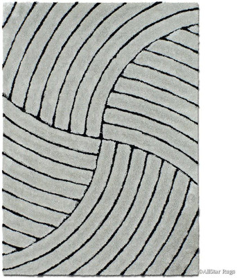 ATM Silver Polyester Carpet(4 ft,  X 6 ft, Rectangle)