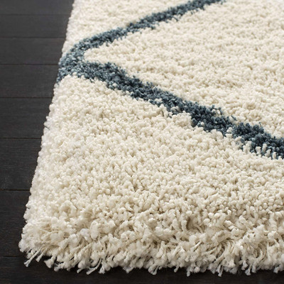 Acarpet Beige Polyester Carpet(5 ft,  X 7 ft, Rectangle)