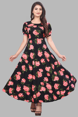 premarth Flared/A-line Gown(Multicolor)