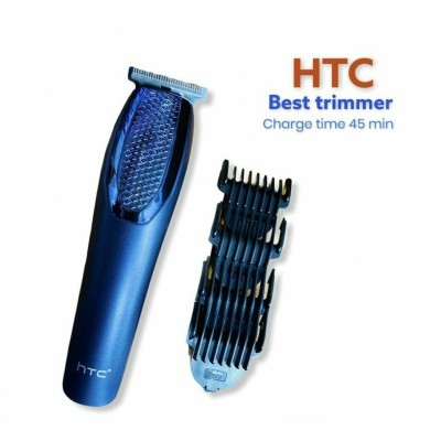 Techfly AT-1210 Rechargeable Barber & Saloon Choice Hair Beard Moustache Trimmer T49 Trimmer 45 min  Runtime 4 Length Settings(Blue)