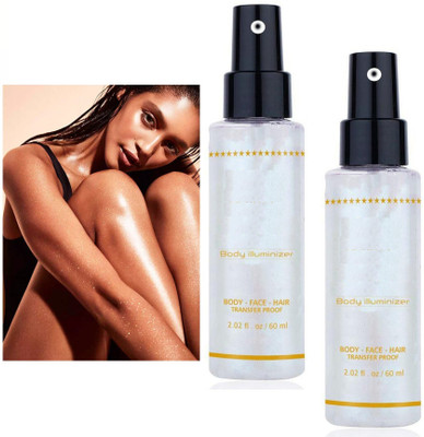 tanvi27 Face and Body Translucent Crystal Shimmer Highlighter For All Skin Type Highlighter(GOLDEN DUST)