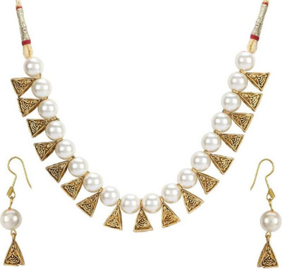 JMBW INTERNATIONAL Alloy White Jewellery Set(Pack of 1)