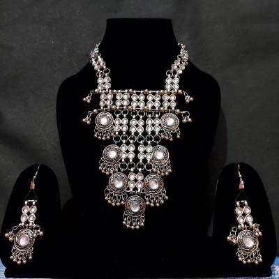 Shri Jyoti Ji Creations Alloy White Jewellery Set(Pack of 1)