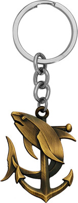 Shiv Jagdamba Ocean Nautical Anchor Dolphin Sea-life Keychain Gift for HerShivkey2022236 Key Chain