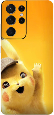 AsSkin Samsung S21 Ultra 5g, Samsung Galaxy S21 Ultra 5g Mobile Skin(Ultra Super Baby Pikachu Skin With High Gloss Finish).)