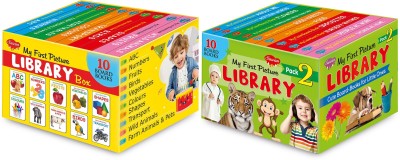 My First Library Pack Of 2 Box | Learning Books For Kids |By Sawan(Board Books, Sawan)