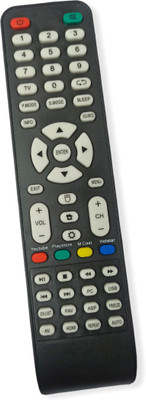 Ehop Compatible Remote Control for OSCAR LED LCD TV Oscar Remote Controller(Black)