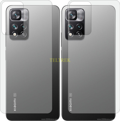 TELTREK Back Screen Guard for MI 11I HYPERCHARGE 5G 21091116UI(Pack of 2)