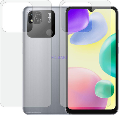 MOBART Back Screen Guard for REDMI 10A 220233L2C(Pack of 2)