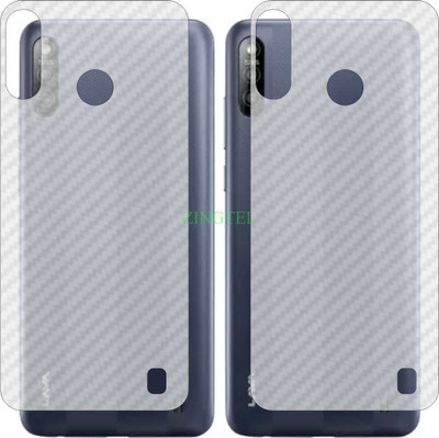 ZINGTEL Back Screen Guard for LAVA Z 3 (3D Carbon Fiber Finish)(Pack of 2)