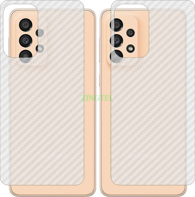 ZINGTEL Back Screen Guard for SAMSUNG GALAXY A33 5G (3D Carbon Fiber Finish)(Pack of 2)