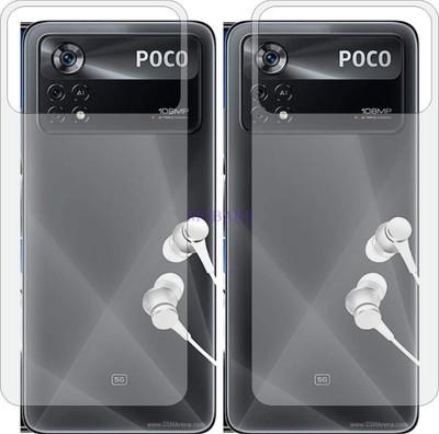 MOBART Back Screen Guard for XIAOMI POCO X4 PRO 5G(Pack of 2)