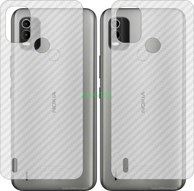 ZINGTEL Back Screen Guard for NOKIA C 21 PLUS (3D Carbon Fiber Finish)(Pack of 2)