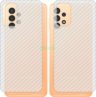 ZINGTEL Back Screen Guard for SAMSUNG GALAXY A13 4G (3D Carbon Fiber Finish)(Pack of 2)