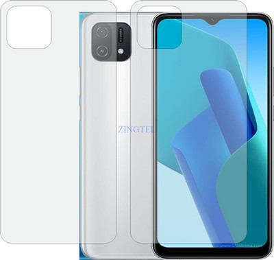 ZINGTEL Back Screen Guard for OPPO A16 E CPH2421(Pack of 2)