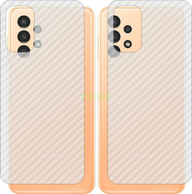 TELTREK Back Screen Guard for SAMSUNG GALAXY A13 4G (3D Carbon Fiber Finish)(Pack of 2)