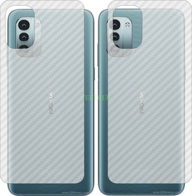 TELTREK Back Screen Guard for NOKIA G11 TA1401 (3D Carbon Fiber Finish)(Pack of 2)