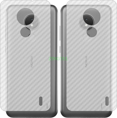 ZINGTEL Back Screen Guard for NOKIA C 21 (3D Carbon Fiber Finish)(Pack of 2)