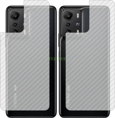 TELTREK Back Screen Guard for INFINIX 0 5G (3D Carbon Fiber Finish)(Pack of 2)