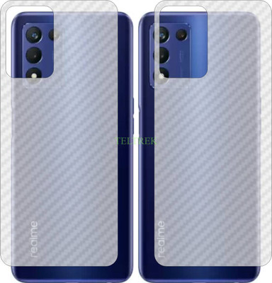 TELTREK Back Screen Guard for REALME 9 5G SE (3D Carbon Fiber Finish)(Pack of 2)