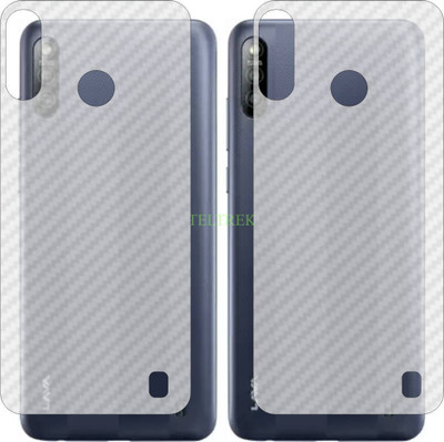 TELTREK Back Screen Guard for LAVA Z3 (3D Carbon Fiber Finish)(Pack of 2)