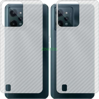 ZINGTEL Back Screen Guard for REALME C 31 (3D Carbon Fiber Finish)(Pack of 2)