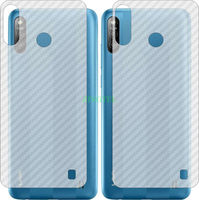 ZINGTEL Back Screen Guard for LAVA X 2 (3D Carbon Fiber Finish)(Pack of 2)