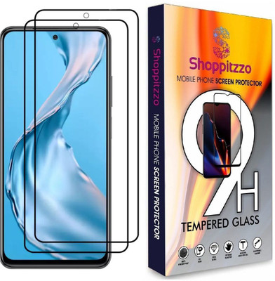 Shoppitzzo Edge To Edge Tempered Glass for SAMSUNG Galaxy A71, A81, A91/Tempered glass/Edge to Edge/9H(Pack of 2)