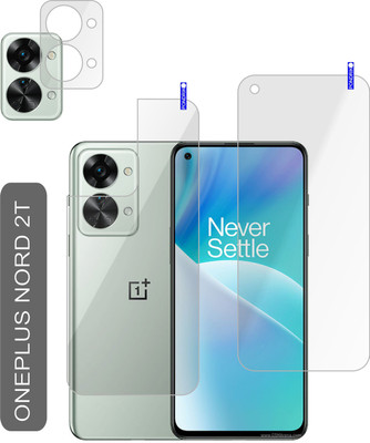 tempurglaze Front and Back Screen Guard for OnePlus Nord 2T 5G, OnePlus Nord 2T(Pack of 3)